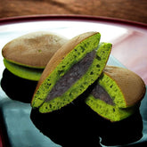Chayudo Uji Matcha Japanese Dorayaki Red Bean Pancake 4 Pieces